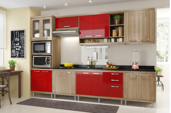 Cozinha Vermelha – Como decorar!  